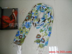桐庐瑞鸿针纺织2012 29印花围巾 优雅与工艺的完美结合